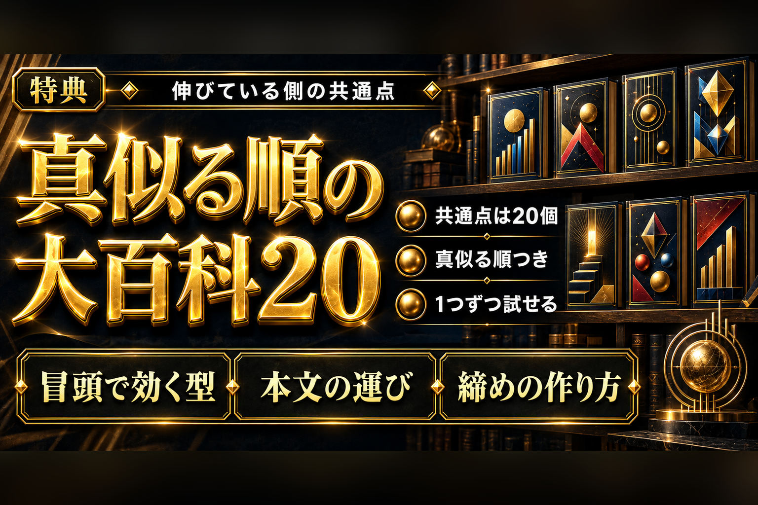 【真似るだけ】伸びてるブログがこっそりやってる共通点20がわかる大百科の表紙