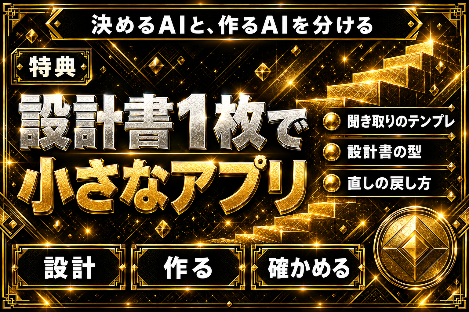 Codex×Fable 5でコードを書かずにアプリを完成させる方法【指示テンプレ付き】の表紙